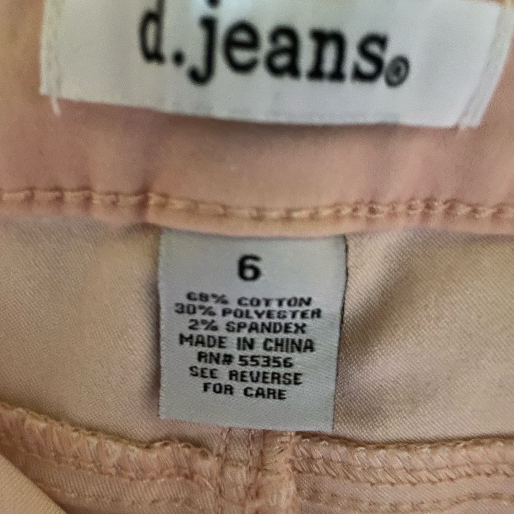 d. jeans Women's Light Pink Skinny Jeans - Picture 2 of 6
